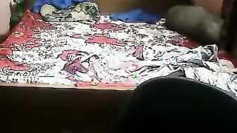 College Lovers Recording Their Private Bedroom Session Together