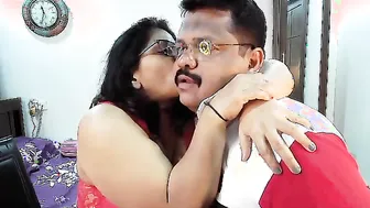 Horny Desi Couple Fucking Hard On Cam In Their Bedroom