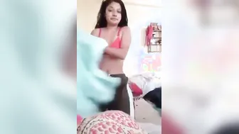 College Babe Fingering Her Dripping Wet Pussy Alone In Her Room