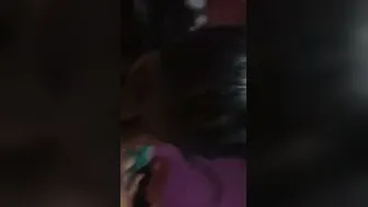 Busty Married Woman Giving Sloppy Blowjob To Her Man At Home