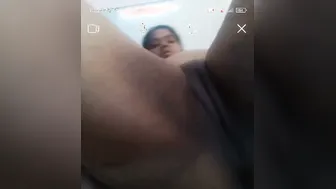 Thick Wife Fingering Herself On Live Webcam Show For Him