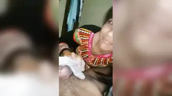 Indian Wife Sucking Her Husband Off On Webcam For Extra Money