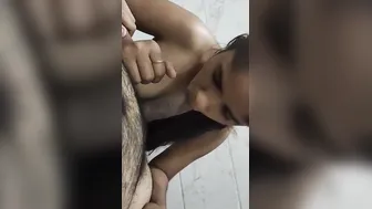 Desi Gf Sucking My Thick Cock Until I Explode In Her Mouth