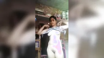 Village Girl Caught Changing Clothes In Her Room By Neighbor