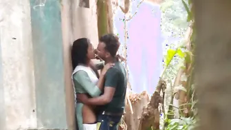 Caught My College Gf Fucking Outdoors In Public Risky Place