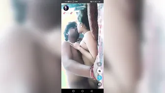 Lactating Wife Squeezing Milk From Heavy Breasts On Live Show