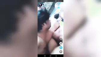 Lactating Wife Squeezing Milk From Heavy Breasts On Live Show