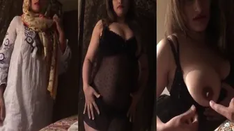 Village Wife Stripping Naked Showing Everything On Camera Today