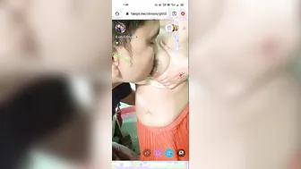 Big Tits Babe Stripping Naked On Live Stream Touching Herself Wild