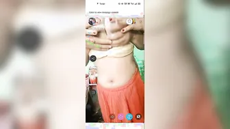 Big Tits Babe Stripping Naked On Live Stream Touching Herself Wild