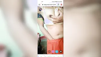 Big Tits Babe Stripping Naked On Live Stream Touching Herself Wild