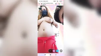 Young GF Stripping Topless For Hot Live Cam Show