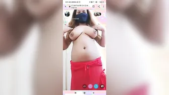 Young GF Stripping Topless For Hot Live Cam Show