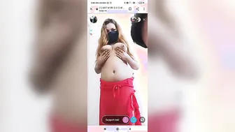 Young GF Stripping Topless For Hot Live Cam Show