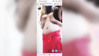 Young GF Stripping Topless For Hot Live Cam Show