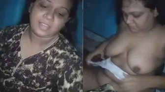 Chubby Wife's Big Natural Tits Caught On Camera By Her Hubby