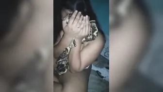 Chubby Wife's Big Natural Tits Caught On Camera By Her Hubby