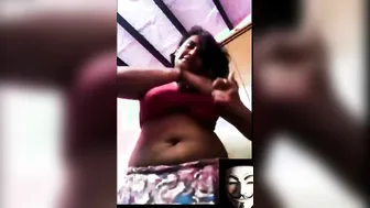 Lonely Married Woman Having Naughty Video Call With Her Lover