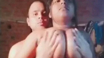 Curvy Housemaid Getting Her Tits Squeezed Hard By Boss At Home