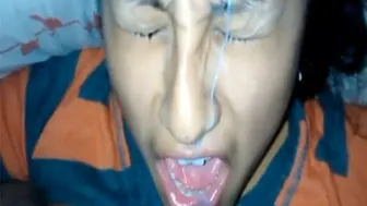 Slutty GF Swallowing His Cum After Blowing Him Good