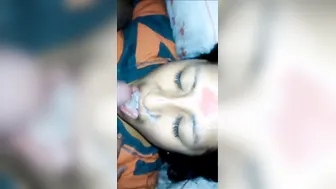 Slutty GF Swallowing His Cum After Blowing Him Good