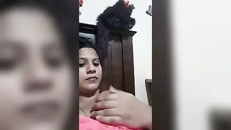 Busty Slut Fingering Herself Deep On Selfie Cam For BF