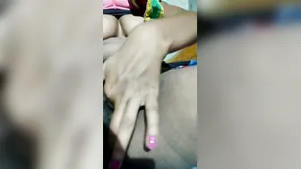 Busty GF Stripping Naked And Teasing In Selfie For Lover