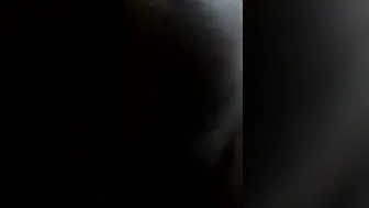 Dark Skinned Babe Recording Nude Selfie Video For Her BF