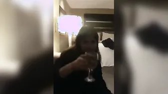 Young Call Girl Satisfying Her Client In Cheap Hotel Room Alone