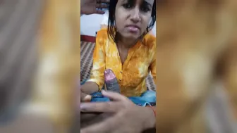 Salesgirl Giving Head To Customer Inside Shopping Mall Restroom