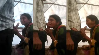 Construction Worker Bhabhi Sucking My Dick Behind Building Site