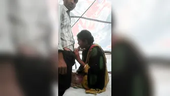 Construction Worker Bhabhi Sucking My Dick Behind Building Site