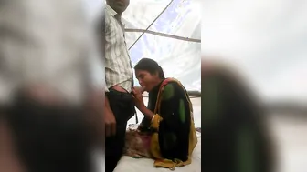 Construction Worker Bhabhi Sucking My Dick Behind Building Site