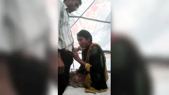 Construction Worker Bhabhi Sucking My Dick Behind Building Site