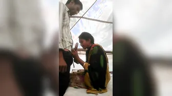 Construction Worker Bhabhi Sucking My Dick Behind Building Site