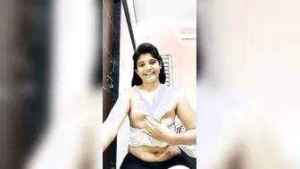 My GF Teasing Me Showing Her Tits On Homemade Cam Mms