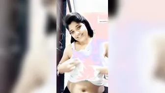 My GF Teasing Me Showing Her Tits On Homemade Cam Mms
