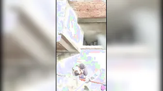 Desi GF Getting Pounded Hard On Apartment Rooftop Mms