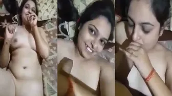 Married Woman Giving Sloppy Head To Hubby In Bedroom Video