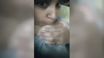 Playing With My Own Tits Until They Get Hard And Sensitive