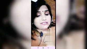 Married Slut Getting Nasty During Private Video Call Session