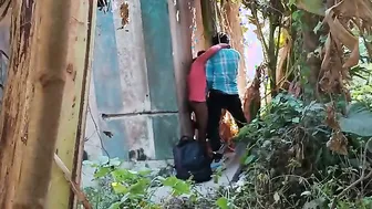 Desi College GF Fucking Friend Outdoors In Risky Mms