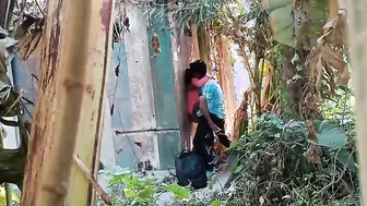 Desi College GF Fucking Friend Outdoors In Risky Mms