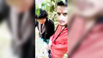 Gf Jerking Me Off Behind The Trees During Our Evening Park Walk