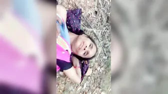 Hairy Pussy Slut Getting Drilled Rough In The Fields After Dark