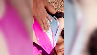 Hairy Pussy Slut Getting Drilled Rough In The Fields After Dark