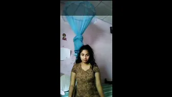 Cute Sl GF Undressing Slowly For Her BF Alone