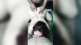 Desi Bhabhi Taking Two Cocks At Once With Hubby And His Friend