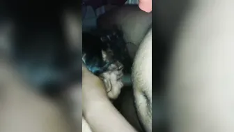 Lankan GF With Hairy Pussy Giving Sloppy Wet Blowjob