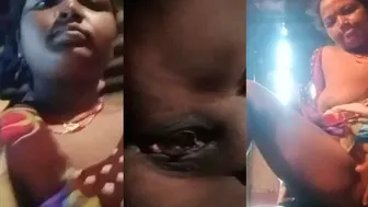 Bihari Wife Stripping Naked And Teasing On Her Selfie Camera